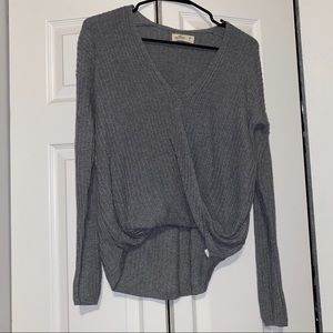 Grey Hollister Sweater
